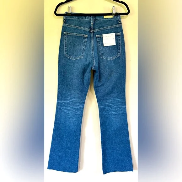 AG Adriano Goldschmied Women's 26 Dark Wash High Rise Alexxis Boot Jeans 360 - Picture 4 of 14